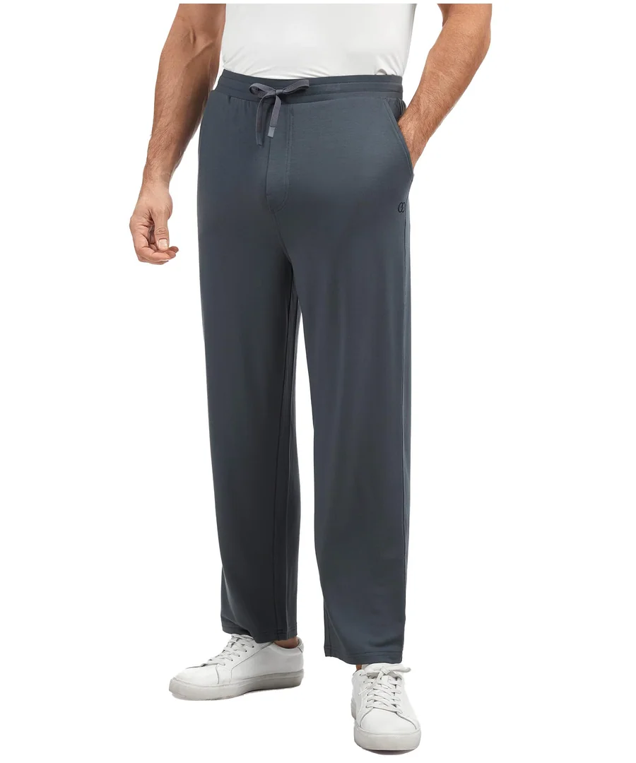 Premium Men's Bamboo Viscose Pajama Pants, Wide Waist Cooling — Moisture wicking — Option 1 by GYS Pajamas