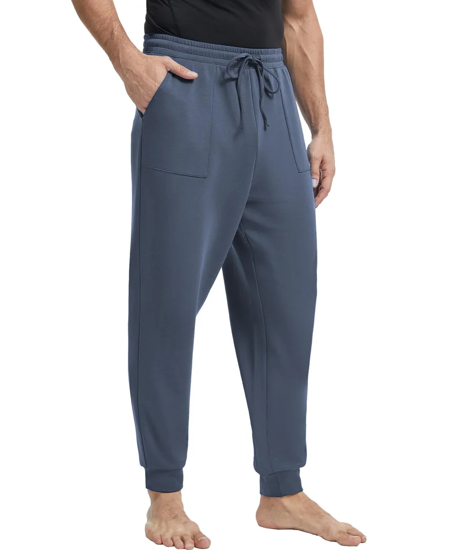 Men's Modal Cotton Blend Drawstring Joggers with Pockets — Soft stretch — - !GYS Men's Modal Cotton Blend Drawstring Joggers with Pockets | Soft stretch, Breathable, Moisture wicking, Drawstring waist, 2 pockets, for casual, jogging & lounge · Medium by GYS Pajamas