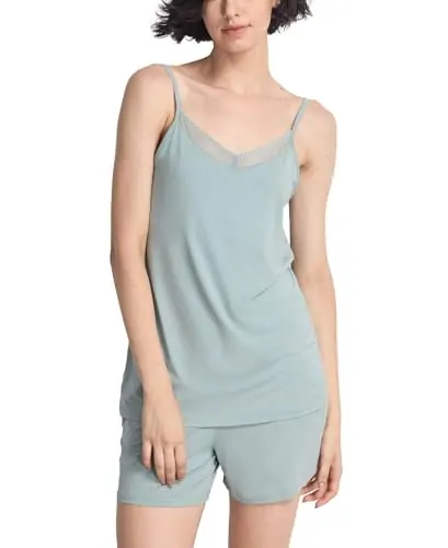 Women's Bamboo Viscose Cooling Cami Pajama Set for Hot Flashes — Tagless by GYS Pajamas