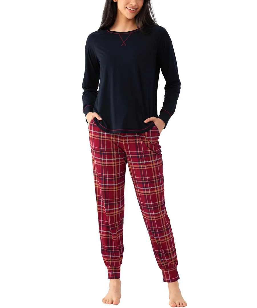 Premium Women's Bamboo Viscose Cooling Jogger Pajama Set — Moisture wicking — Option 1 by GYS Pajamas