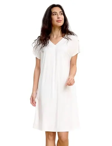Women's Bamboo Viscose Cooling Nightgown — Moisture wicking by GYS Pajamas